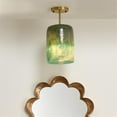 thumbnail image 2 of Jamie Young Co Vapor Glass Semi-Flush Mount in Aqua, 2 of 5