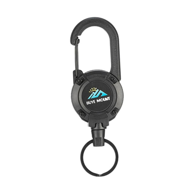 Llavero retráctil Zulema soporte para insignia Clip negro
