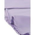 thumbnail image 5 of INSPIRE CHIC Women's Shirt Flat Collar Long Sleeves Button Down Office Satin Shirt XS Light Purple, 5 of 5
