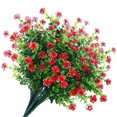 thumbnail image 4 of Ramo de flores artificiales con hojas Simulación Decoración floral Oficina en casa Flor falsa de plástico 6 piezas Kearding HA8866-00B, 4 of 6