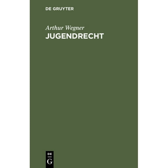 Jugendrecht: Ein Lehrbuch Zur Einführung, (Hardcover)