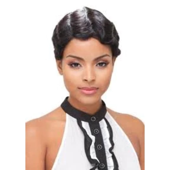 Janet Collection Human Hair Wig Mommy #2 Dark Brown
