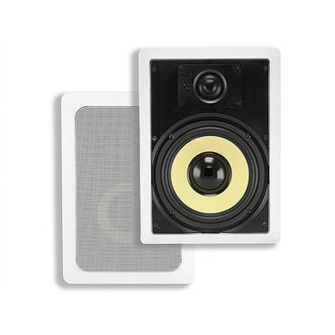 Monoprice 2-way Indoor In-ceiling, In-wall Speaker, 150 W RMS, Yellow