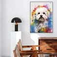 thumbnail image 3 of Maltese Dog Art - Watercolor Style Wall, Home or Apartment Decor - Sweet Poster Print Gift for Puppy Lovers, Dog Lovers, Women, Girls, Kids, Baby Room, Nursery, 3 of 5