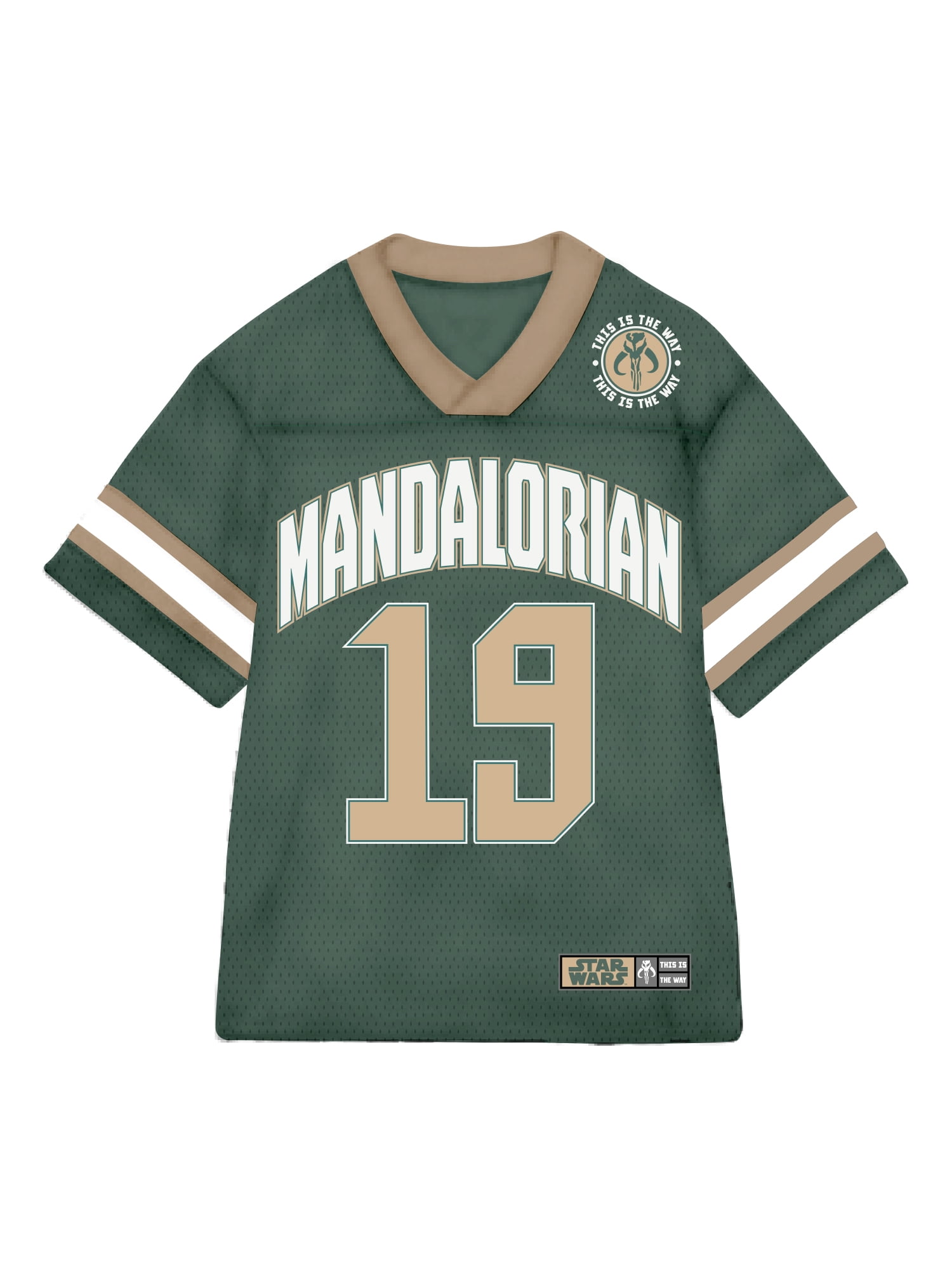 Star Wars The Mandalorian Boys’ Elevated Graphic Jersey, Sizes 4–18