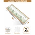 thumbnail image 5 of Green Eucalyptus Stair Treads Non Slip Indoor for Wooden Steps, Farmhouse Botanical Leaves 10 Pcs Stair Mats for Elders Dogs, 8 x 30 Inch Carpet Treads Runner Rugs for Staircase, 5 of 7