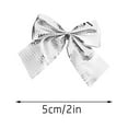 thumbnail image 7 of KCEHTA Silver Christmas Bows, 12Pcs Christmas Tree Bows, Christmas Wreath Bows, Small Decorative Christmas Bows for Wreath Garland Christmas Tree Decorations, 7 of 7
