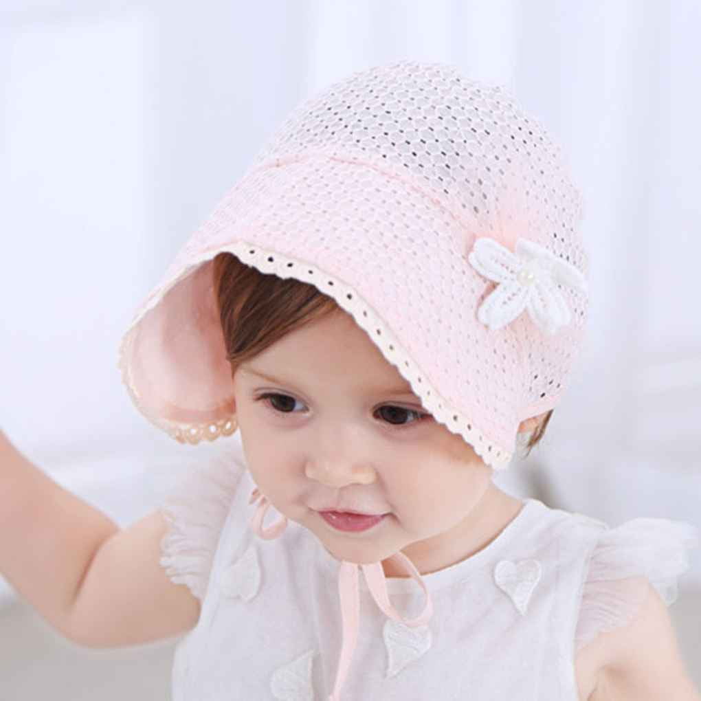 Newborn Toddler Kid Baby Girl Sun Bucket Bonnet Hats Summer Beach Outdoor Caps 