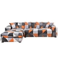 thumbnail image 2 of Shanna L Shape Sectional Couch Covers 2 Piece Polyester Sofa Covers 3 Seats+3 Seats, 2 of 7