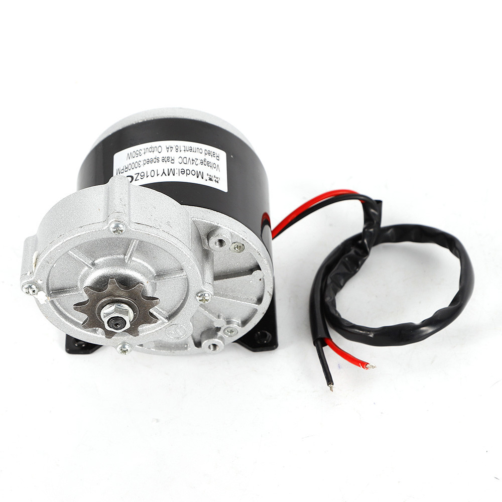 350W 24 V DC electric motor for bicycle bike scooter gear reduction 300 Rpm for Small Electric Vehicles, Mopeds, Mini Bikes