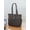 Dark Gray, variant on Back to School Minimalist Business Laptop Tote Bag, Multi Pocket 15.6 Inch Student Work Shoulder Purse for Women, Beige