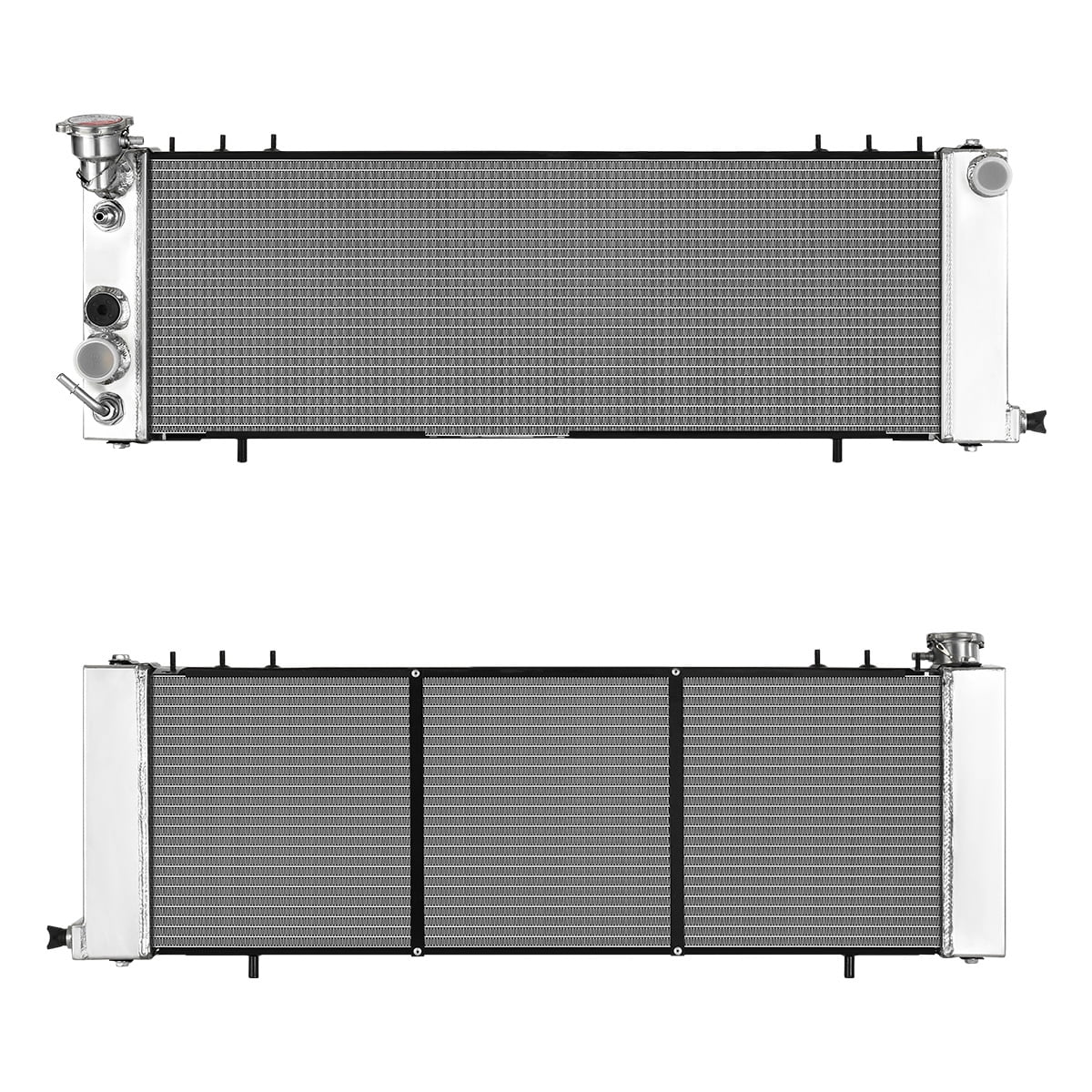 2-Row Aluminum Radiator for 1991-2001 Jeep Cherokee & 1991-1992 Comanche 2.5L/4.0L – Direct Fit TIG-Welded Leakproof Design