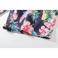 thumbnail image 7 of SSLR Mens Shorts Casual Cotton Floral Hawaiian Shorts Beach Shorts Pants, 7 of 7