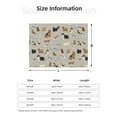 thumbnail image 5 of Yiaed Dog Animal Print Blanket Throw Blanket Soft Cozy Flannel Blanket for Home Bed Sofa Couch Chair-50"x40", 5 of 6