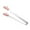 C #0, variant on Mini Food Tongs, Stainless Steel and Silicone Snack Tongs for Ice Cubes, Candy, Chips, Pastries, Antiskid Grip, Kitchen Serving Tongs, 1-Pack