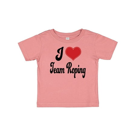 

Inktastic I Love Team Roping Gift Baby Boy or Baby Girl T-Shirt
