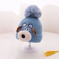 thumbnail image 2 of Winter Knitted Hat Thick Warm Toddler Boys Girls Cute Soft Cap Daily Casual Outdoor Campus, 2 of 4