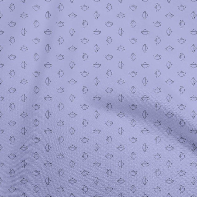 oneOone Rayon Medium Purple Fabric Minimal Kettle Sewing Craft Projects Fabric Prints By Yard 56 Inch Wide
