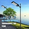 thumbnail image 5 of Solar Street Lights, 300W Solar Lights Outdoor Motion Sensor, Dusk to Dawn Solar Street Lights, Waterproof Solar Lights for Outside Garden Yard Patio, 5 of 6