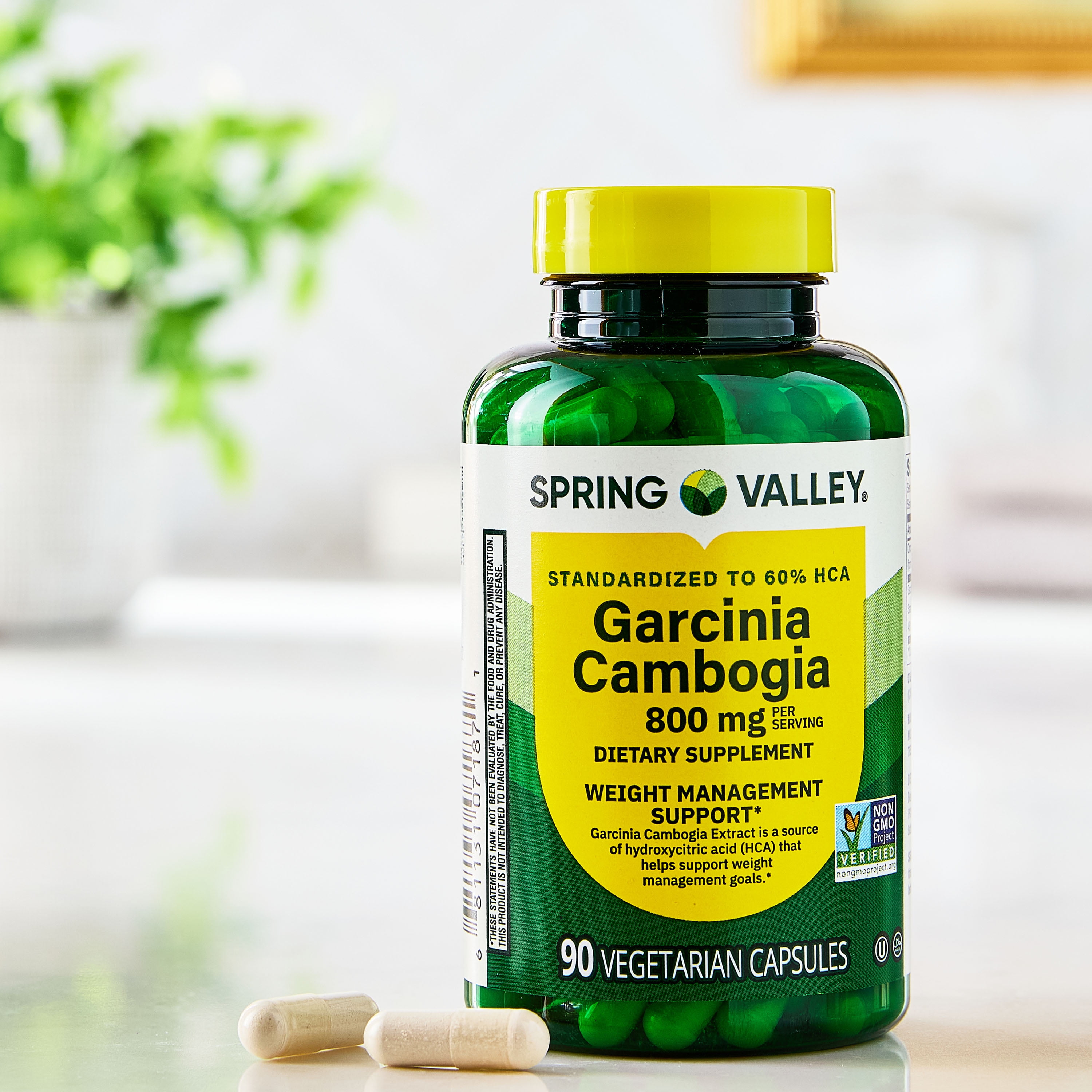 l-carnitine with artichoke & garcinia cambogia Spring Valley Garcinia Cambogia Dietary Supplement Vegetarian Capsules for  Weight Management Support, 800 mg, 90 Count HSA/FSA Eligible