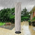 thumbnail image 3 of USIONE Patio Umbrella Cover for 9ft to 13ft Offset Umbrella, Water Resistant, Curved Cantilever and Straight Pole Parasol Outdoor Umbrellas Cover, 3 of 6