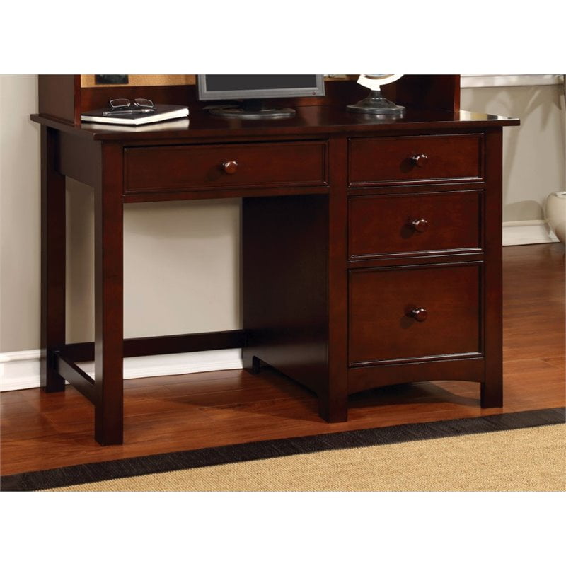 Furniture Of America Ruthie Modern Kids Desk In Cherry Walmart Com
