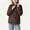 A275 Brown, variant on Xdegoge Girls Fuzzy Fleece Pullover Sweater Quarter Zip Fluffy Sherpa Sweatshirt with Pockets Kids Warm Winter Outwear, Size 7-8