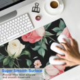 thumbnail image 4 of Long Mouse Pads for Desk,Pioneer Flower Floral Print Pattern Desk Mats on Top Of Desks, Desk Mouse Pad Extra Large with 3mm Non-Slip Base and Stitched Edge for Gaming,Office,Work,Home 31.5"x15.7", 4 of 6