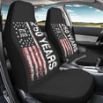thumbnail image 4 of XYZCANDO Patriotic 250th Anniversary Front Car Seat Covers featuring Distressed USA Flag - Durable Protective Set Of 2, 4 of 10