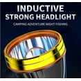 thumbnail image 6 of Super Bright Rechargeable High Power Headlamp,LED Headlamp Rechargeable Head Lamp,Outdoor Waterproof Camping Running Portable Headlamp, for Fishing Camping Hiking (1*White Light), 6 of 8
