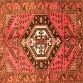 thumbnail image 1 of Ahgly Company Indoor Square Persian Orange Traditional Area Rugs, 8' Square, 1 of 1