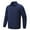 Navy Blue, variant on Tyhengta Men's Lightweight Jackets Casual Windbreaker Zip Up Collared Jacket Golf Windproof Coat Black XL