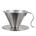 thumbnail image 1 of Reusable Stainless Steel Pour Over Coffee Filter Holder, 1 of 5