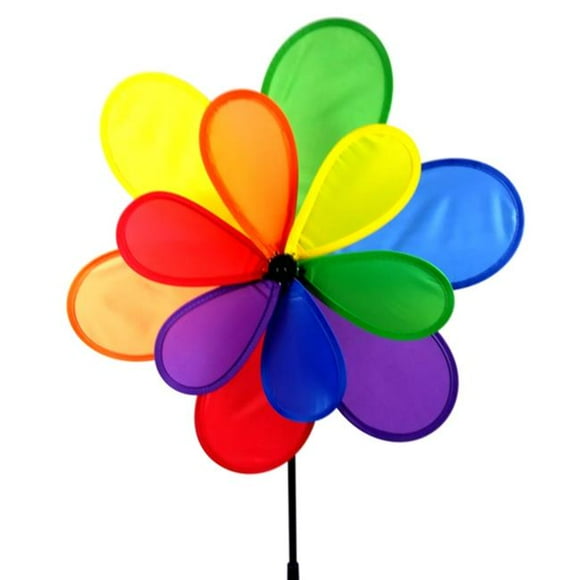 Moulin à Vent Multicolore en Nylon de 15 Po