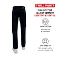 thumbnail image 2 of Access Men's Slim Straight Relaxed Fit Twil Pants (Navy, 36x30), 2 of 7