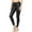 Black, variant on Womens High Waist Faux Leather Leggings Tight Pants