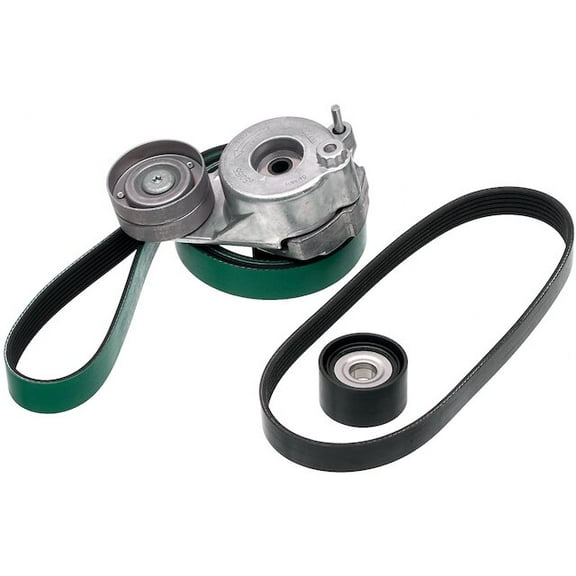 Serpentine Belt Drive Component Kit - Compatible with 2010 - 2017, 2019 Mercedes-Benz Sprinter 2500 3.0L V6 Diesel 2011 2012 2013 2014 2015 2016