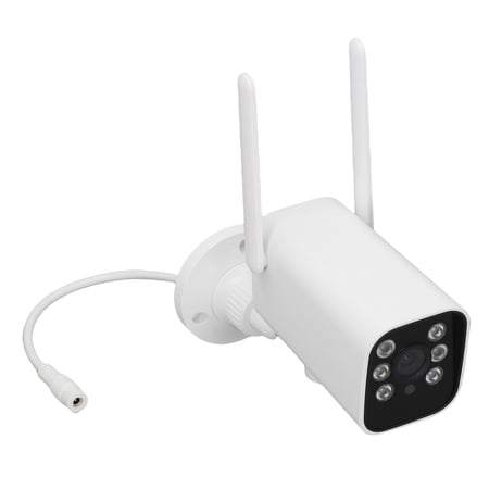 Rupoun Outdoor Security Camera 1080P Wireless WiFi IP66 Waterproof Home Surveillance Cam with Pan Tilt Humanoid Tracking Dual Storage Wall Mount EU Plug (7.87 inches / 20 cm) For Home Safety