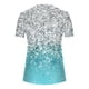 thumbnail image 5 of Fiudx Ofertas Flash Del Día Solo En Línea Blusa con Botones de Color Sólido Plisada con Cuello Redondo Informal a La Moda para Mujer, 5 of 5