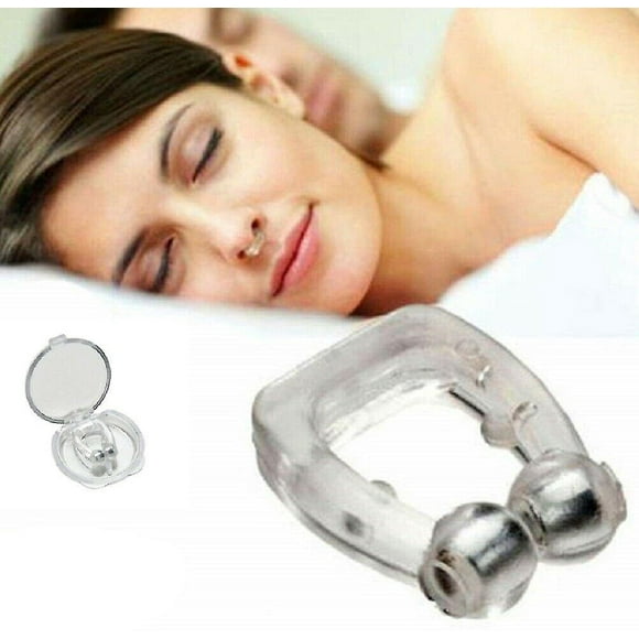 4 Pack Silicone Clipple Magnetic Anti Snore Stop Snoring Nose Clips