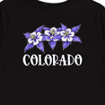 thumbnail image 4 of Inktastic Colorado Columbine Flowers Boys or Girls Long Sleeve Toddler T-Shirt, 4 of 5