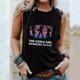 thumbnail image 3 of Birdeem Womens Sleeveless Top V-Neck Pullover Printing Vest, 3 of 5
