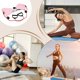 thumbnail image 3 of Twist Board For Exercise, Waist Sculptor Twist Machine, Noiseless, LowImpact Home Gym Equipment, Foot Massage, Pink, 3 of 5