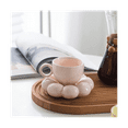thumbnail image 3 of Flower Coffee Cup & Saucer Set Ceramic Coffee Cup 6.7Oz White, 3 of 9