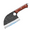 C, variant on KEPEAK Hand Forged Cleaver Knife Bone Cutting High Carbon Steel Butcher Knife Full Tang Chef Knife for Kitchen or Restaurant