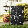 thumbnail image 3 of Black Halloween Witchy Symbols Fall Garden Flags 12.5"x18" Double Side,Small Yard Flags for Outside,Outdoor Fall Decor,Autumn Funny Garden Flag Yard Decoration, 3 of 4