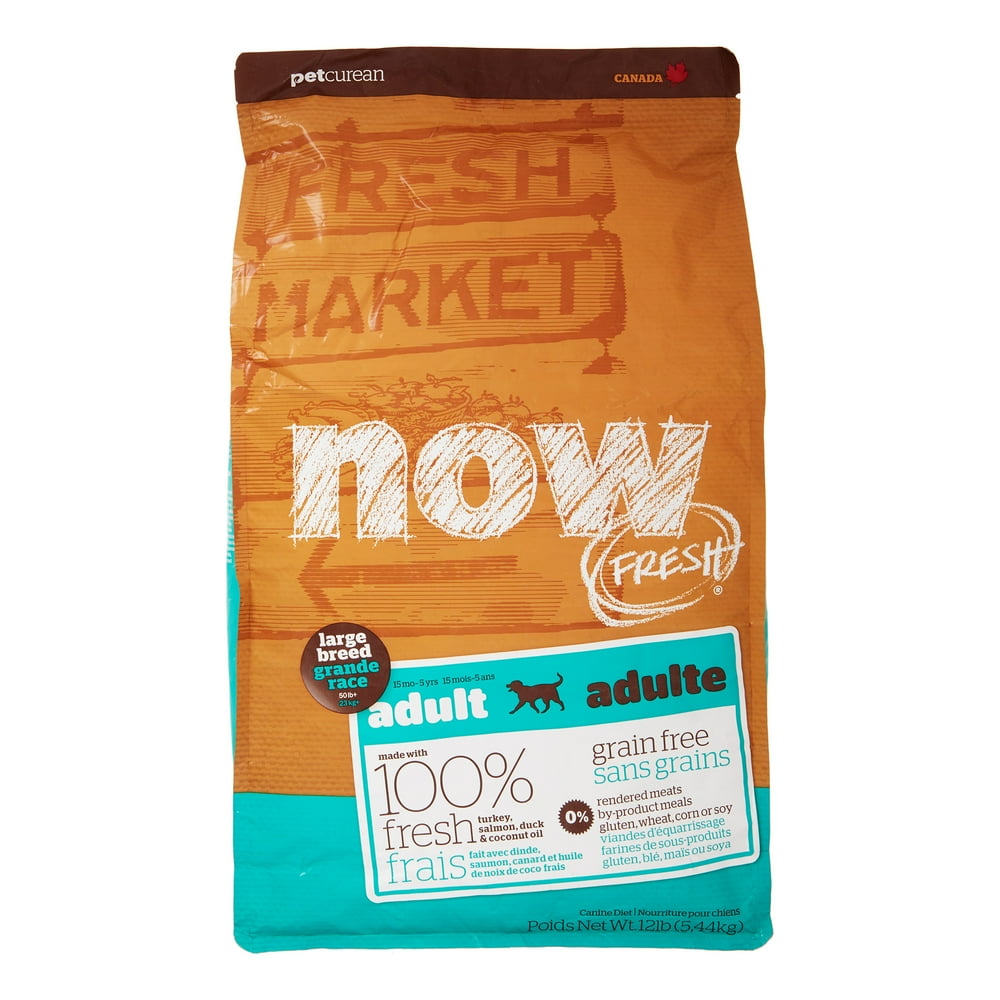 Petcurean Now Fresh Turkey, Salmon Duck & Coconut Oils Large Breed