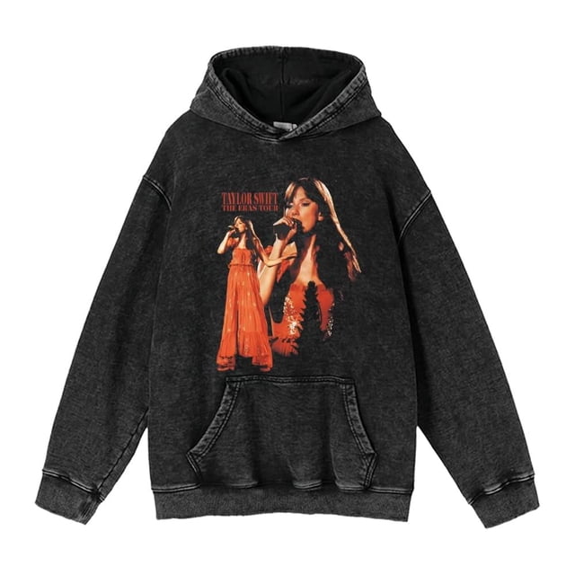 Sudaderas con capucha de la cantante Taylor para hombres y mujeres, sudaderas con estampado de álbum de medianoche, ropa con capucha Vintage de algodón, Tops de Tour de las Eras