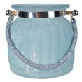 thumbnail image 1 of Benzara BM145596 Blue Frosted Vase with Sparkling Handle, 1 of 1