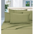 thumbnail image 2 of Elegant Comfort 4 Piece Bed Sheets Polyester King Green Solid 1500 Thread Count, 2 of 3